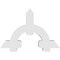 Ekena Millwork Ericson Architectural Grade PVC Gable Bracket, 48"W x 32"H x 4"D x 6"F, 16/12 Pitch GBP048X32X0406ERI00 - alternate 5